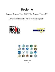 Activation Guidance for Poison Centers (Region 6) - CLU-IN