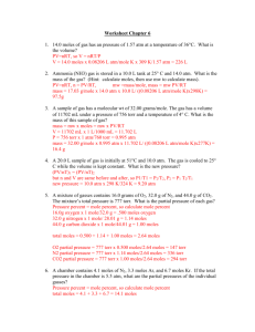 Worksheet Chapter 6 answers