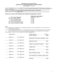 INED 7715 - Kennesaw State University