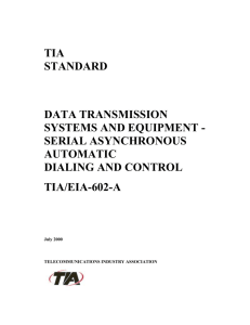 DATA TRANSMISSION SYSTEMS AND EQUIPMENT -