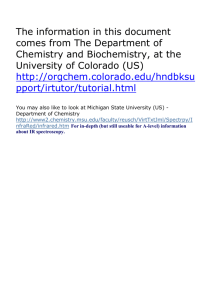 IR Spectroscopy Tutorial: Alkanes