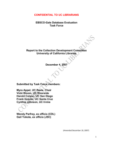 ebsco_final_report_2007 - California Digital Library