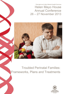 Invitation The Perinatal and Infant Mental Health Services, Women`s