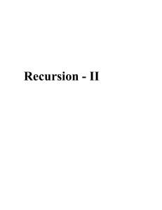 Time Complexity Analysis of Recursive functions using Recurrence