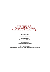 Reference model project synthesis