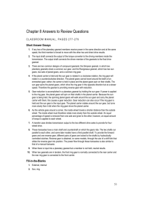 Chapter 8 Answers to Review Questions