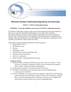 Wisconsin Society of Gastroenterology Nurses and Associates