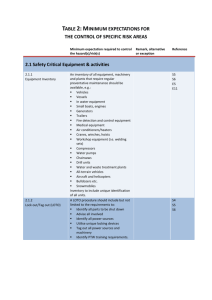 Managing HSE in a Geophysical Contract