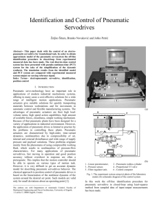 Identification and Control of Pneumatic Servodrives