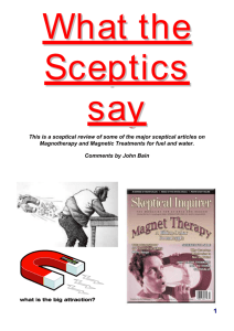 Sceptics - Marvellous Magnets