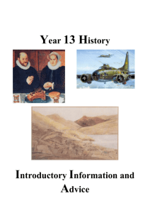 Year 13 History