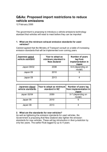 Q&As: Proposed import restrictions to reduce vehicle emissions