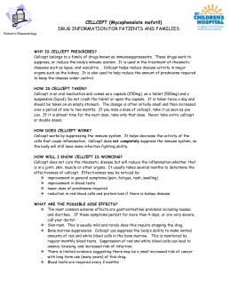 surgical prophylaxis medical letter Sample Necessity Letter CellCept   of Medical