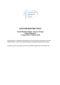 south maritime estate - service charge policy statement
