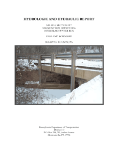 HYDROLOGIC AND HYDRAULIC REPORT