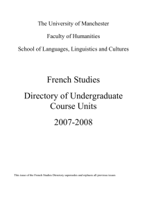 french-handbook-0708 - Faculty of Humanities