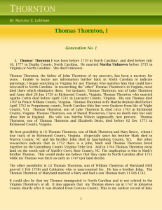 Robert Luttrell of Ireland - Duplin County`s Genealogy page
