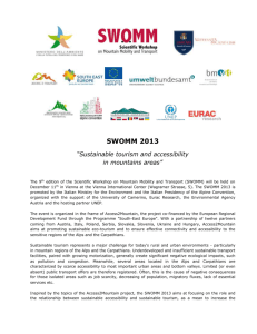 SWOMM 2013 - Carpathian Convention