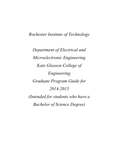 Graduate Handbook - Rochester Institute of Technology