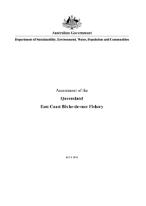 Assessment of the Queensland East Coast Beche-de