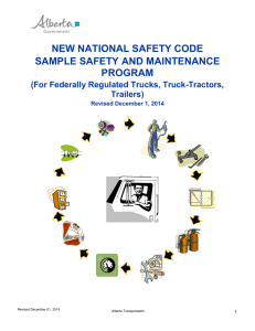 NATIONAL SAFETY CODE - Alberta Ministry of Transportation