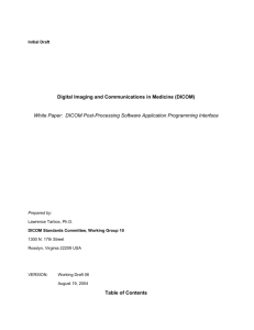 Digital Imaging and Communications in Medicine (DICOM)