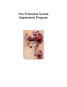 Fire Protection System Impairment Program