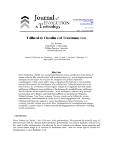 Journal of Evolution & Technology