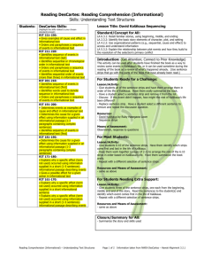 Lesson Planning Page
