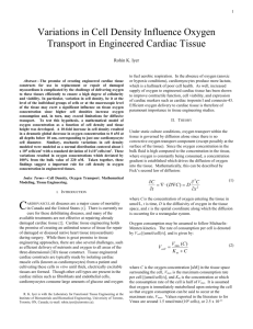 Iyer - Variations in Cell Density Influence Oxygen Transport