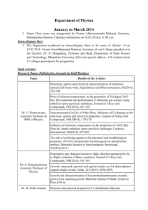 Department of Physics - Sri Ramakrishna Mission Vidyalaya