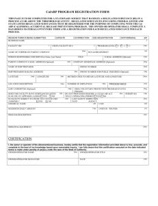 CalARP Registration Form