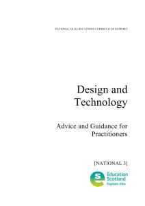 Design and Technology: Advice and guidance for practitioners