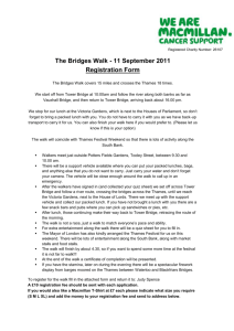 The Bridges Walk - Macmillan Cancer Support