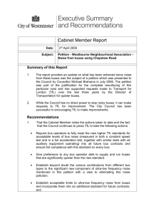 Revised Petition Bus noise Chepstow Road