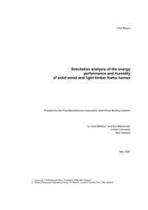 Thermal simulationsto compare the energy performance