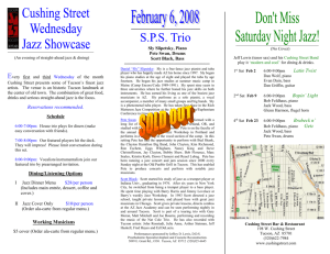 Cushing Street Jazz Showcase - Cushing Street Bar & Restaurant