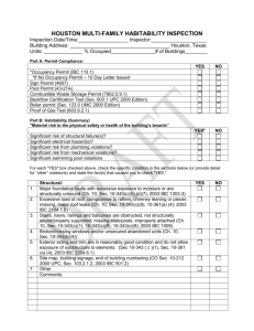 proposed checklist