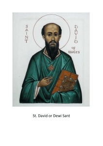 St. David`s Day Assembly