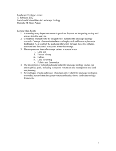 Notes - Forest Ecosystem and Landscape Ecology Lab