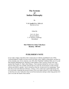 The Systems of Indian Philosophy