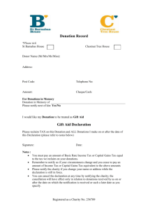 Donation Form - St Barnabas House Hospice