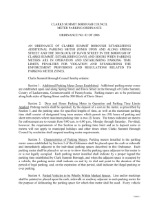 parking meter 2006-03 - Borough of Clarks Summit