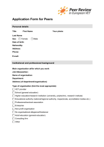 03 Application Form for Peers - peer-review