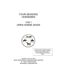 THE FOUR SEASONS HORSEMEN