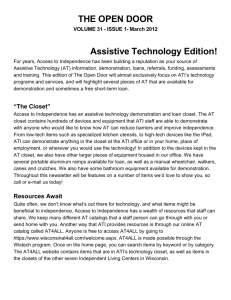 Assistive Technology Edition - Access to Independence, Inc.