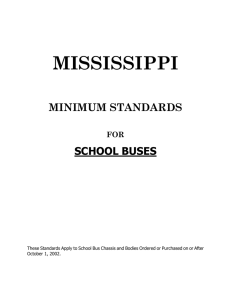 Minimum Standards For School Buses
