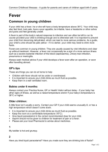 Fever - NHS Durham Dales, Easington and Sedgefield CCG