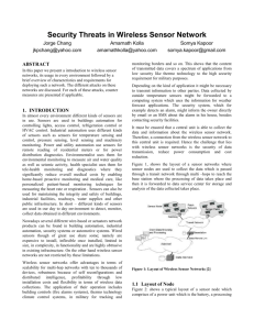 Secure routing in sensor networks