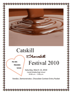 Chocolate Festival P.. - Catskill Central School District